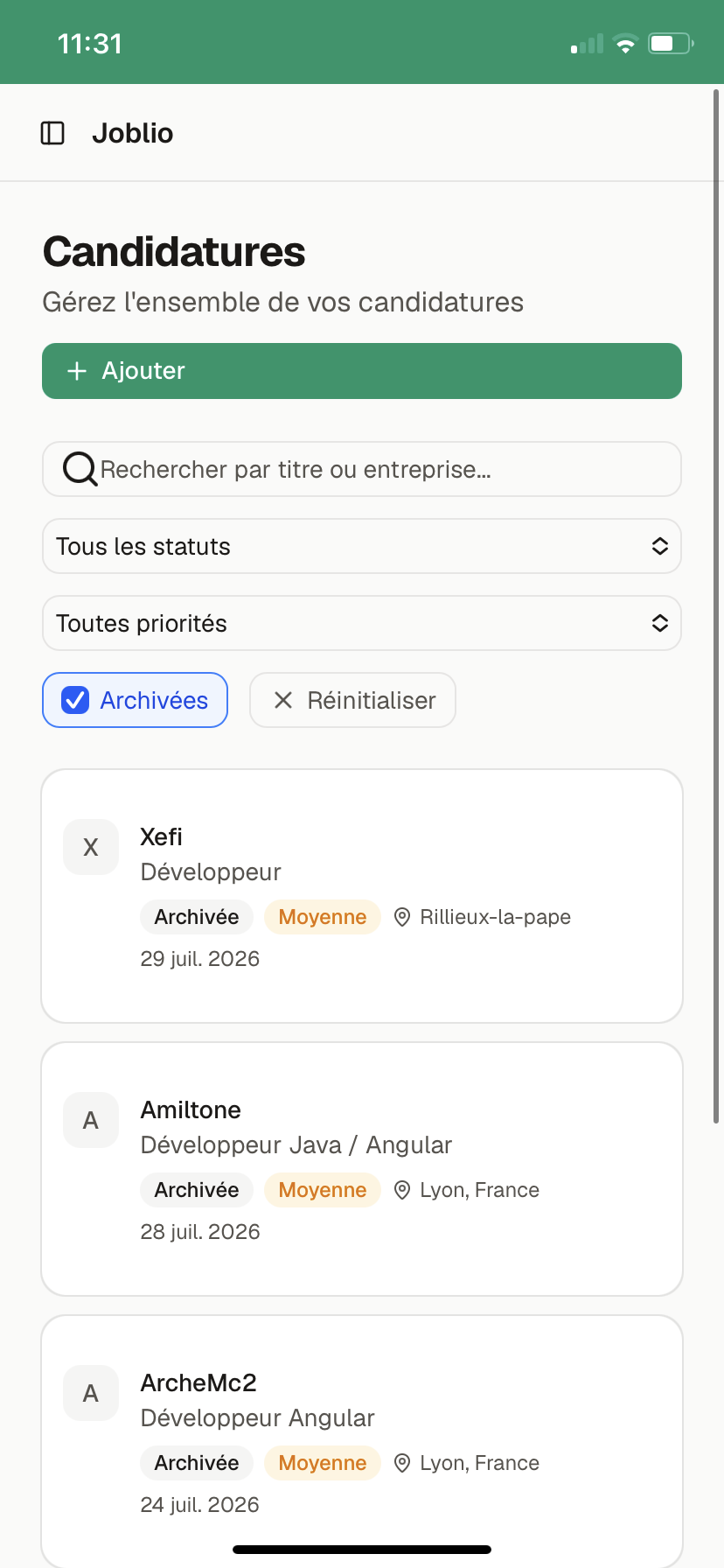 Joblio screenshot 3